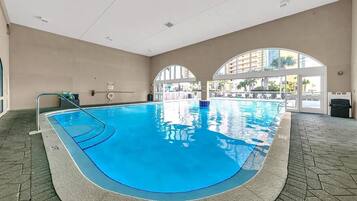 Indoor pool, outdoor pool