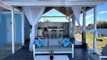 2 Private Deluxe Bedrooms with salt water pool, outdoor kitchen and living room | Private kitchen