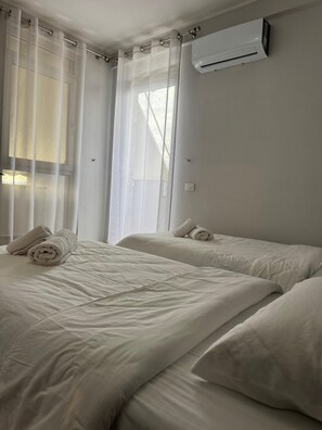 2 bedrooms, iron/ironing board, travel crib, WiFi