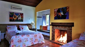 Standaard chalet, balkon, uitzicht op tuin | 1 slaapkamer, gratis wifi