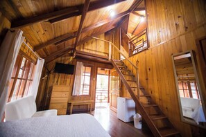 Cabane Deluxe, vue jardin