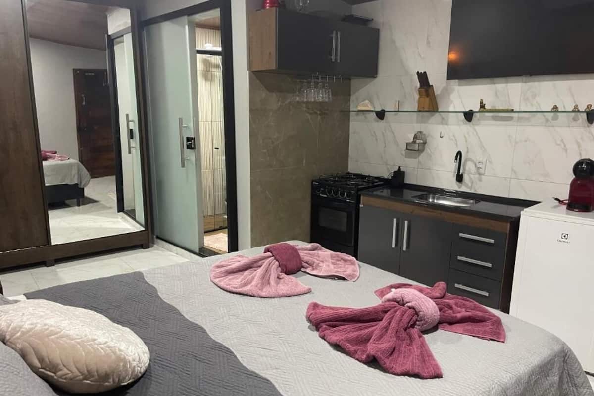 Chalet, Multiple Beds, Balcony, Garden View | 2 bedrooms, in-room safe, blackout curtains, iron/ironing board