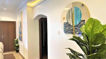 Economy Apartment, Balcony, City View | Living area