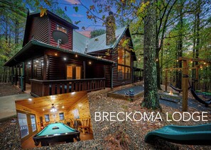 Exterior - Breckoma Lodge sleep 20 w/ pool table/bocce/hotTub (Broken Bow)