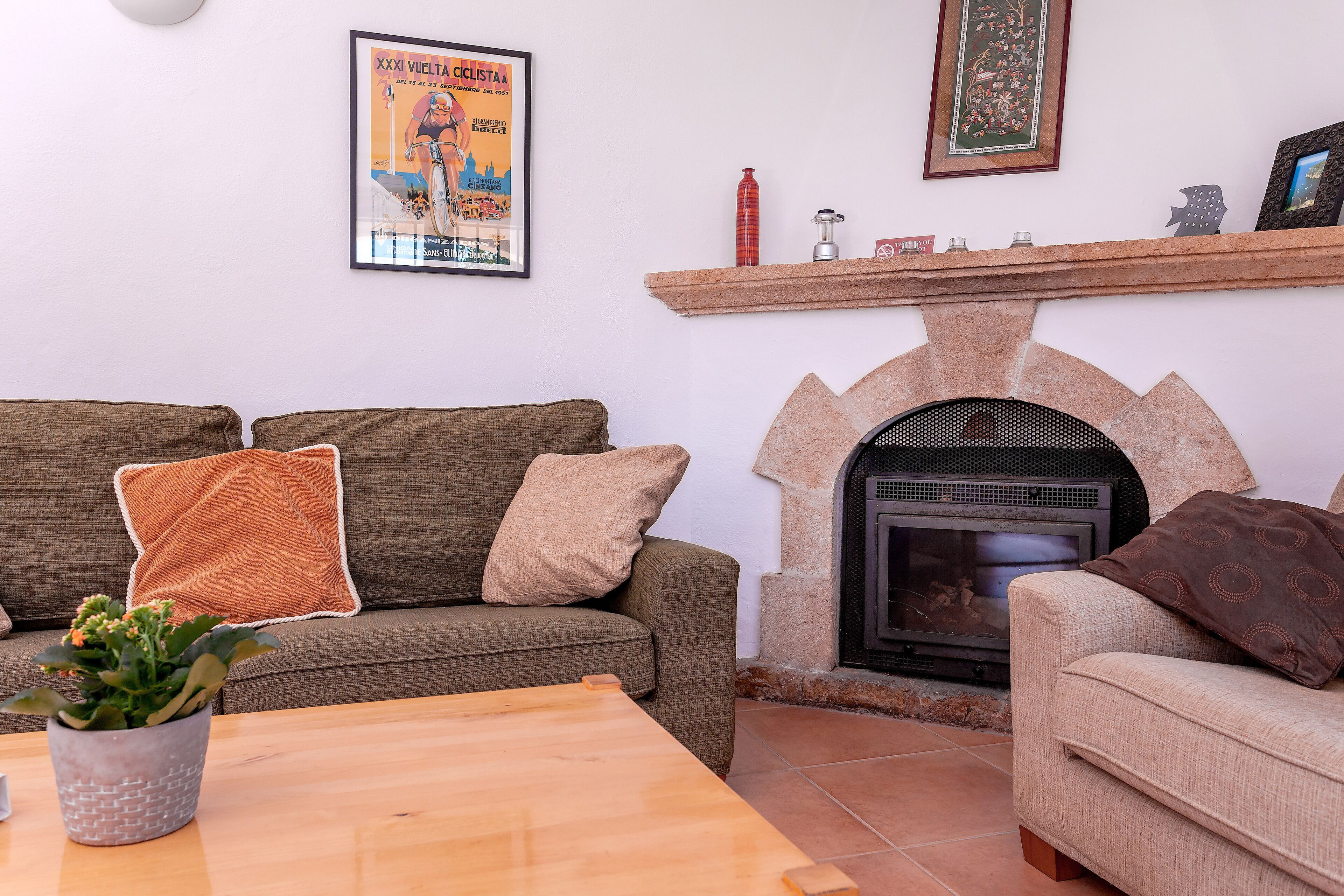 Smart TV, DVD player, books