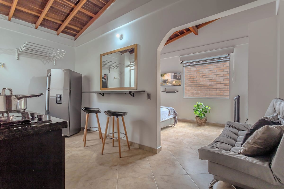 Studio, 1 Queen Bed with Sofa bed, Kitchenette | Private kitchen