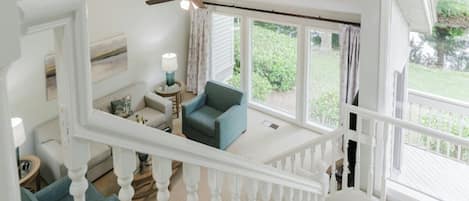 TV, DVD player, stereo