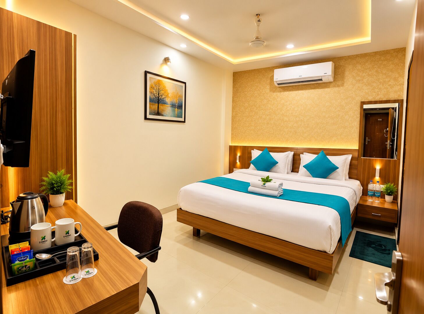 Deluxe Room | Meja, ruang kerja komputer riba, Wi-fi percuma, cadar katil 
