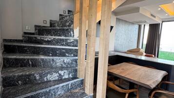Familienvilla, Meerblick | Select-Comfort-Betten, Zimmersafe, individuell eingerichtet
