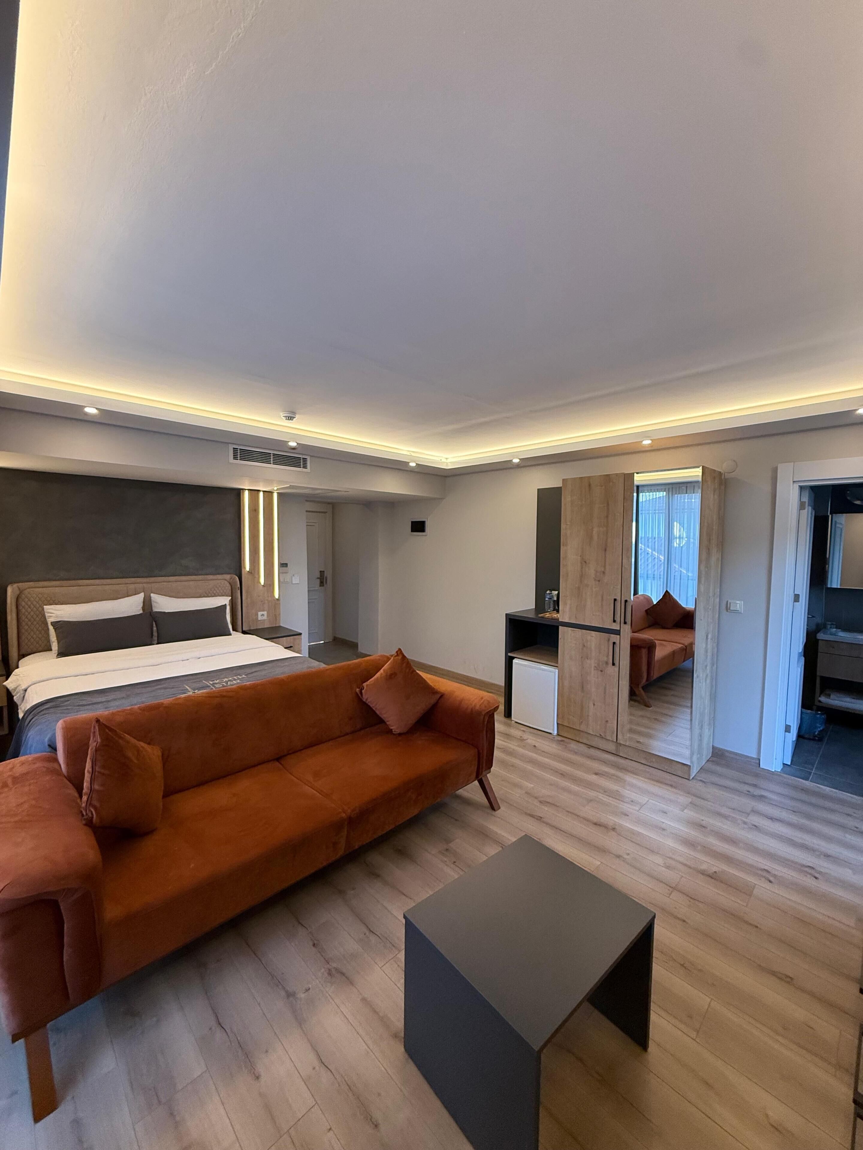 Select Comfort beds, in-room safe, individually furnished, desk