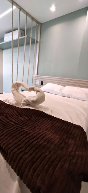 1 Schlafzimmer, Bügeleisen/Bügelbrett, kostenloses WLAN, Bettwäsche