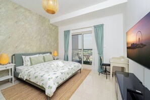 Desk, iron/ironing board, free WiFi, bed sheets