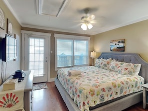 Condo, Multiple Beds, Balcony, Ocean View (#212 - Pets) | 1 bedroom, individually decorated, individually furnished - Fantasea Cove by Silver Sands Vacation Rentals (Port Aransas)
