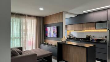 Departamento de lujo, acceso a la alberca, vista a la ciudad | Interior