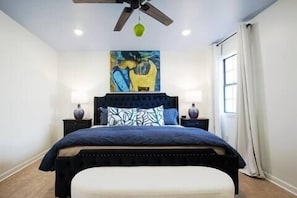 1 bedroom, iron/ironing board, internet, bed sheets