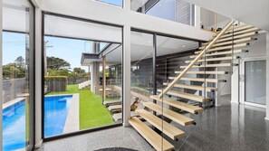 Indoor pool, a heated pool