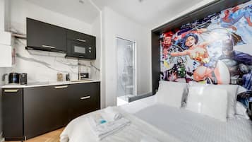 Fer et planche Ă  repasser, Wi-Fi, draps fournis