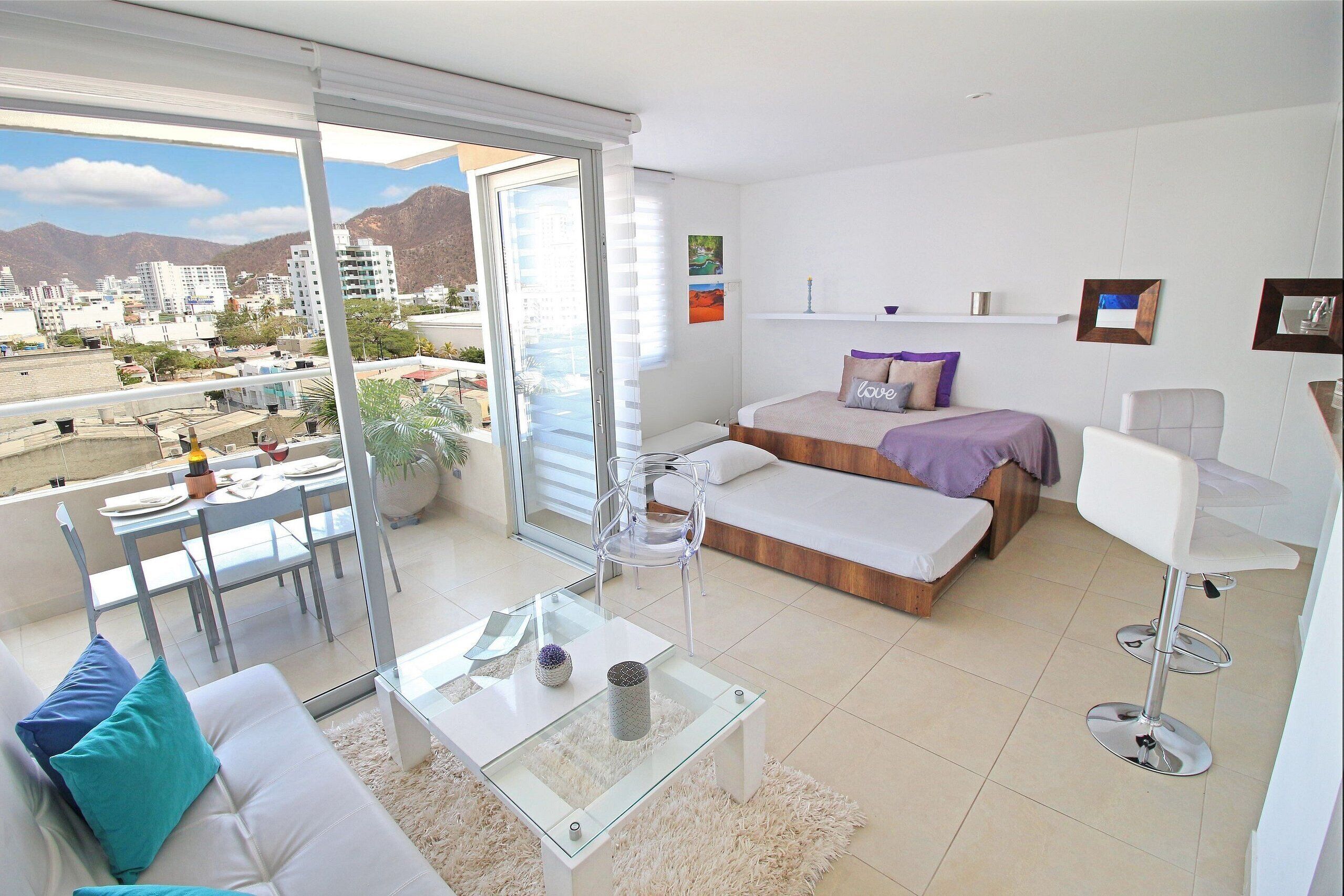 Basic Apartment | Living area | Flat-screen TV