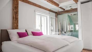 2 habitaciones, tabla de planchar con plancha, wifi y ropa de cama