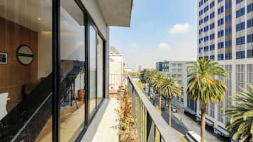 Junior Apartment, City View | Balcony view