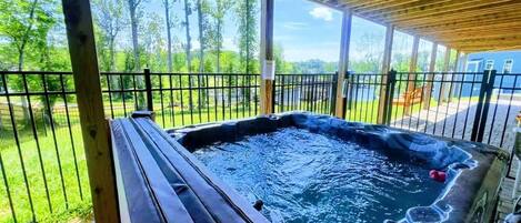 Bain à remous extérieur