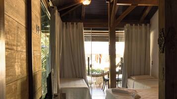 Premium Quadruple Room, Multiple Beds, Patio, Garden Area | 1 bedroom, minibar, individually furnished, free WiFi