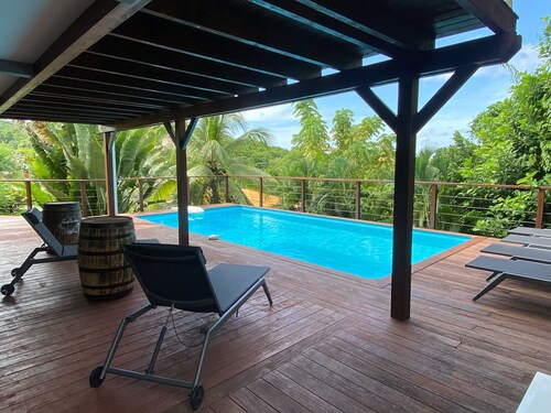 Ti Rode - Piscine, vue mer et montagne