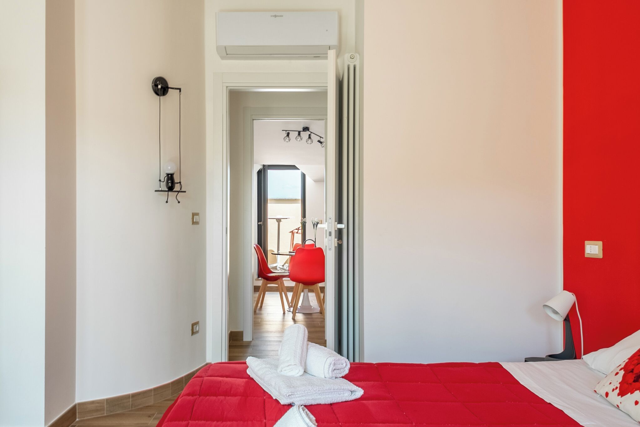 1 chambre, lit parapluie, Wi-Fi, draps fournis