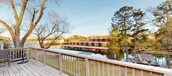 Spacious Lakefront Retreat with Game Room, Private Dock, and Scenic Views