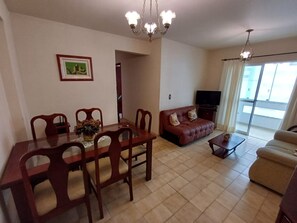 Premium Apartment, Sea View | Living area
