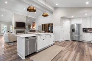 Interior - Lake Allatoona house with private dock, hot tub & fire pit. Family and groups! (White)