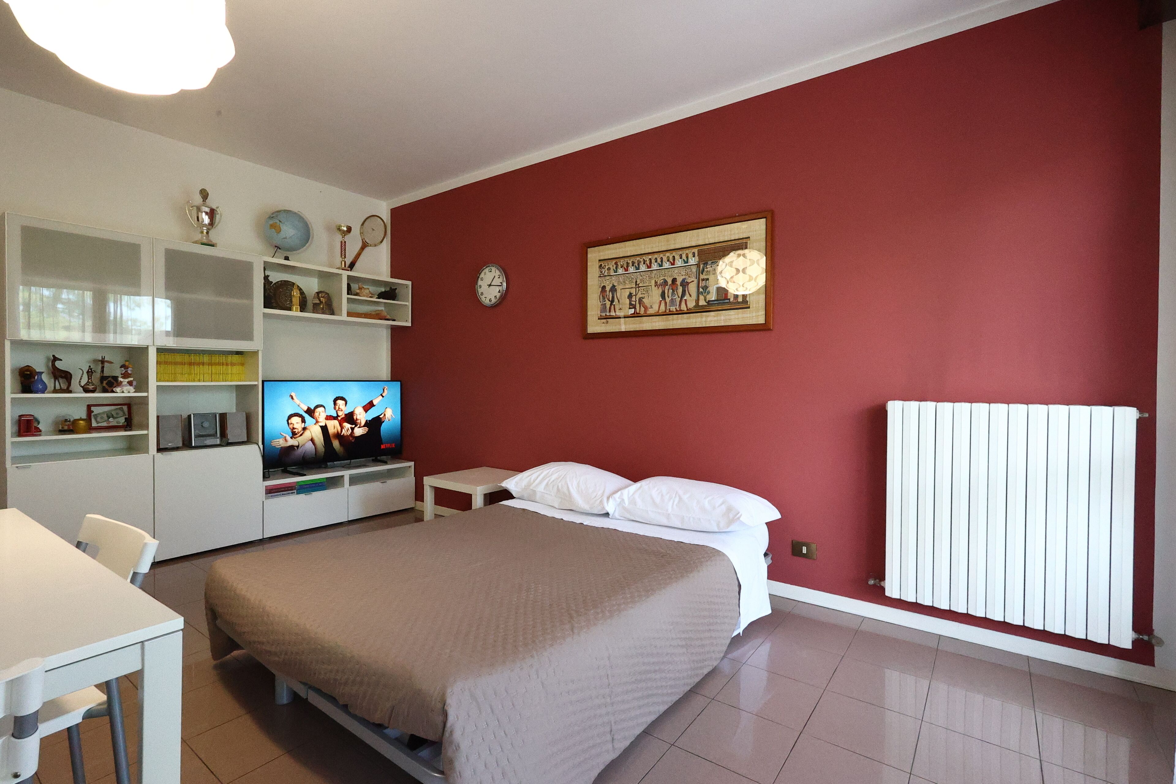 1 makuuhuone, työpöytä, silitysrauta/-lauta, ilmainen Wi-Fi