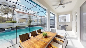 Piscine chauffée