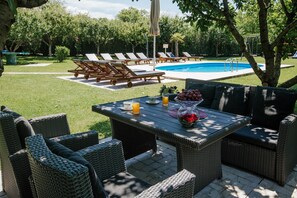 Ferienhaus | Balkon