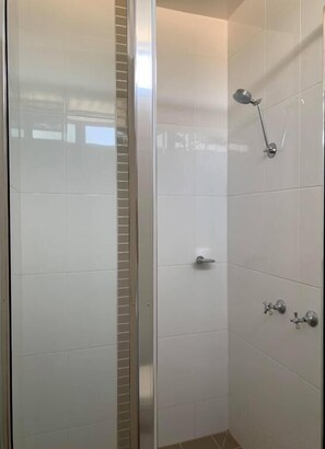 Secador de pelo, jabón, shampoo, papel higiénico