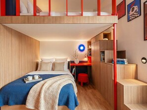 2 soverom, strykejern/-brett, reiseseng for barn og wi-fi