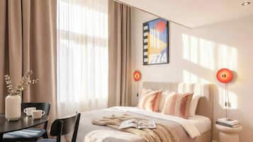 2 bedrooms, iron/ironing board, travel crib, WiFi