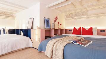 2 bedrooms, iron/ironing board, travel crib, WiFi