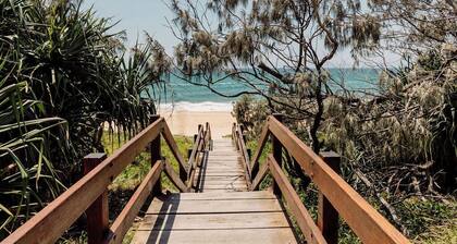 Classic Coastal Retreat across the road from the Surf Club