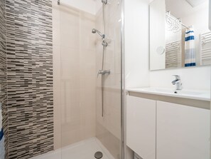 Shower, hair dryer