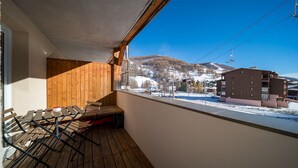 Outdoor dining - Nice appt for 5 pers ski-in ski-out (Allos)