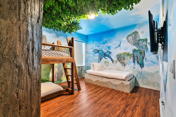 14 habitaciones, tabla de planchar con plancha y cuna de viaje 