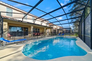 Una piscina climatizada