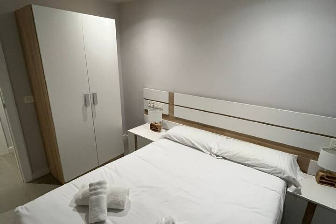 1 bedroom, iron/ironing board, bed sheets