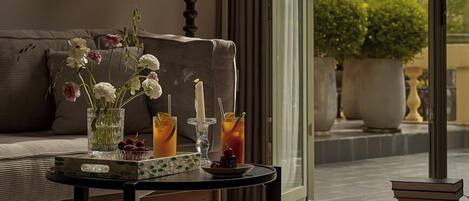 Suite Balcony | Premium bedding, down duvets, soundproofing, iron/ironing board