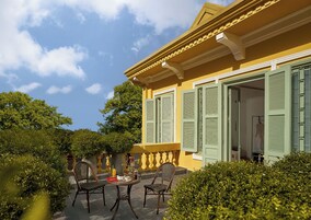 Suite Balcony | Premium bedding, down comforters, soundproofing, iron/ironing board