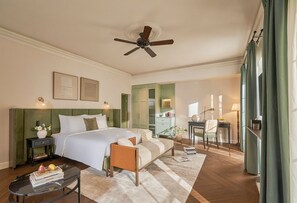 Garden View Corner Suite | In-room safe, blackout curtains, iron/ironing board, free WiFi - President Maison Signature by M Village, a brand of Modern Village Lifestyle (Ho Chi Minh City)