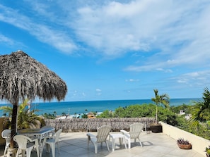 Studio Confort, vue plage | Terrasse/Patio