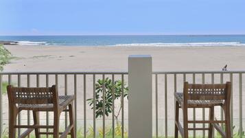 On the beach, beach towels
