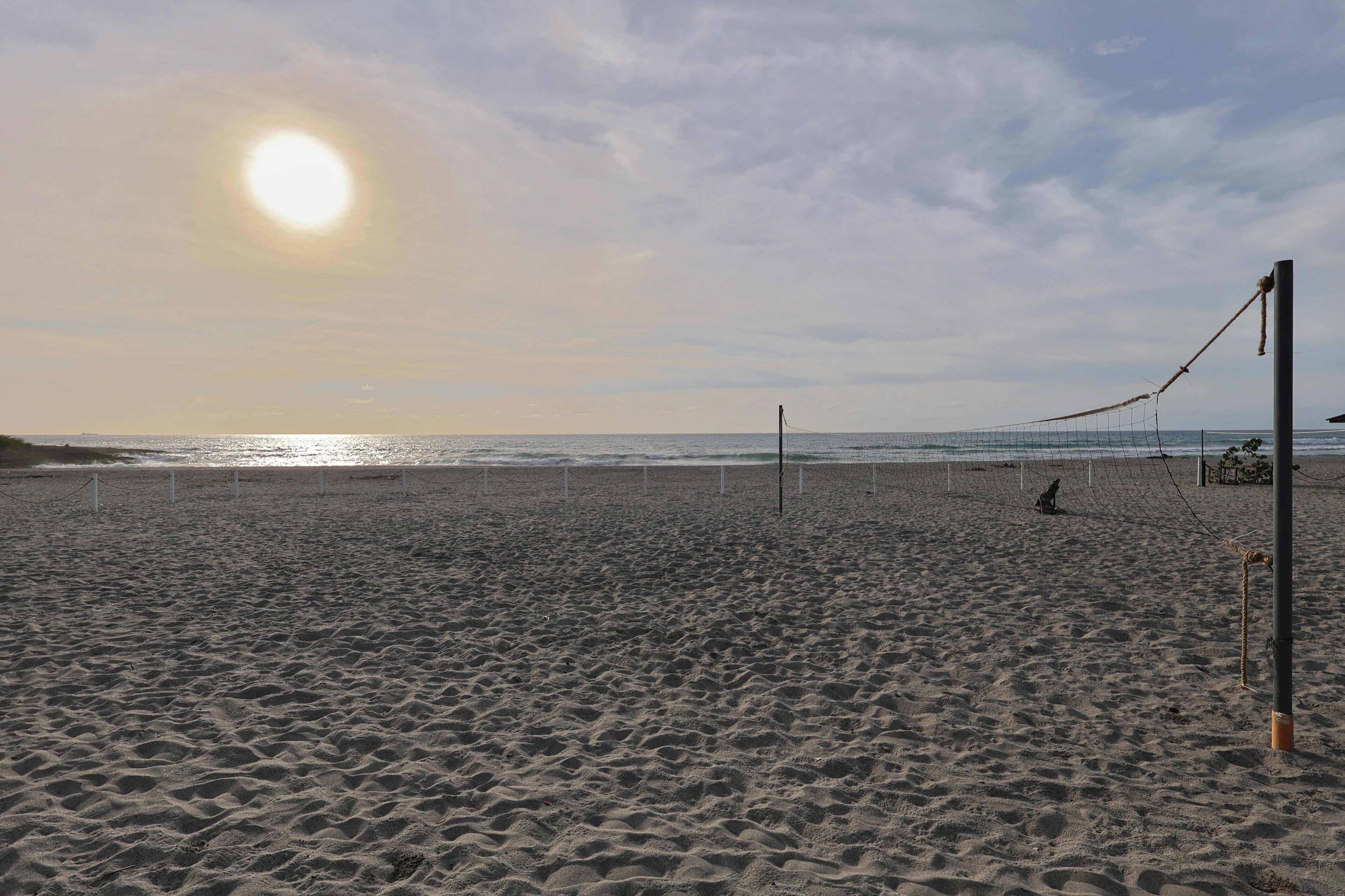 On the beach, beach towels